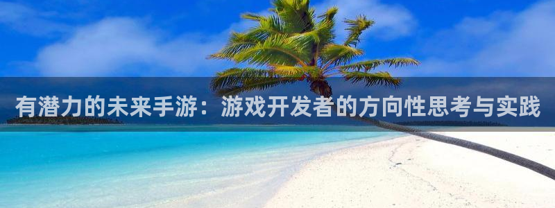 pc长运娱乐官网软件客户端下载：有潜力的未来手游：游戏开发者